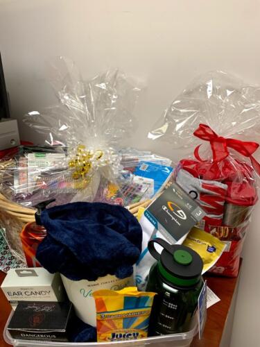 Baskets of prizes for aging out youth