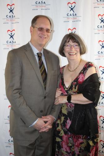 judy levy and husband full length
