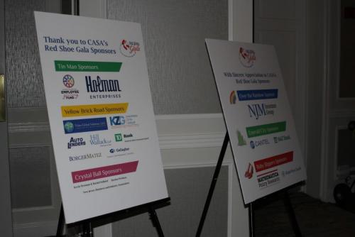 signage for sponsors gala required